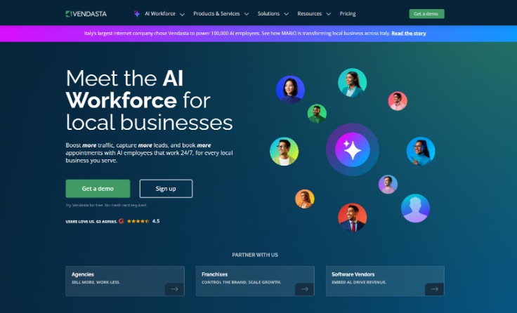 HighLevel dashboard showing AI-powered white label SaaS tools for agencies