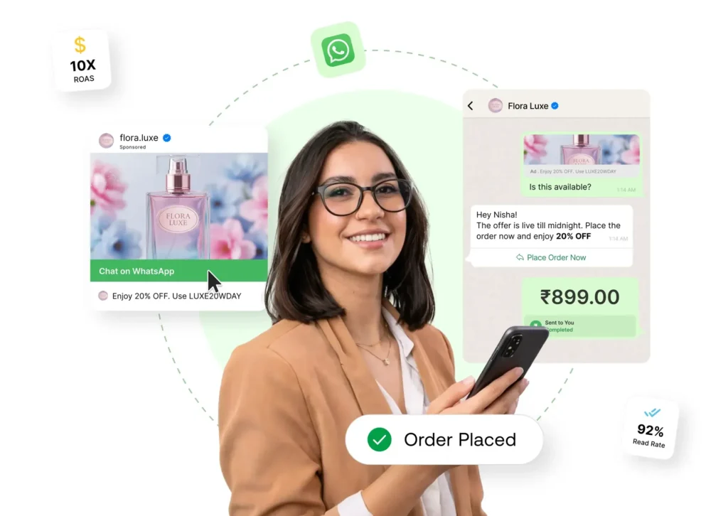 whitelabel software to resell using WhatsApp marketing for customer engagement and order conversion