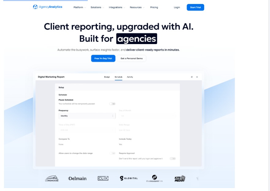 whitelabel software to resell AI client reporting dashboard for agencies